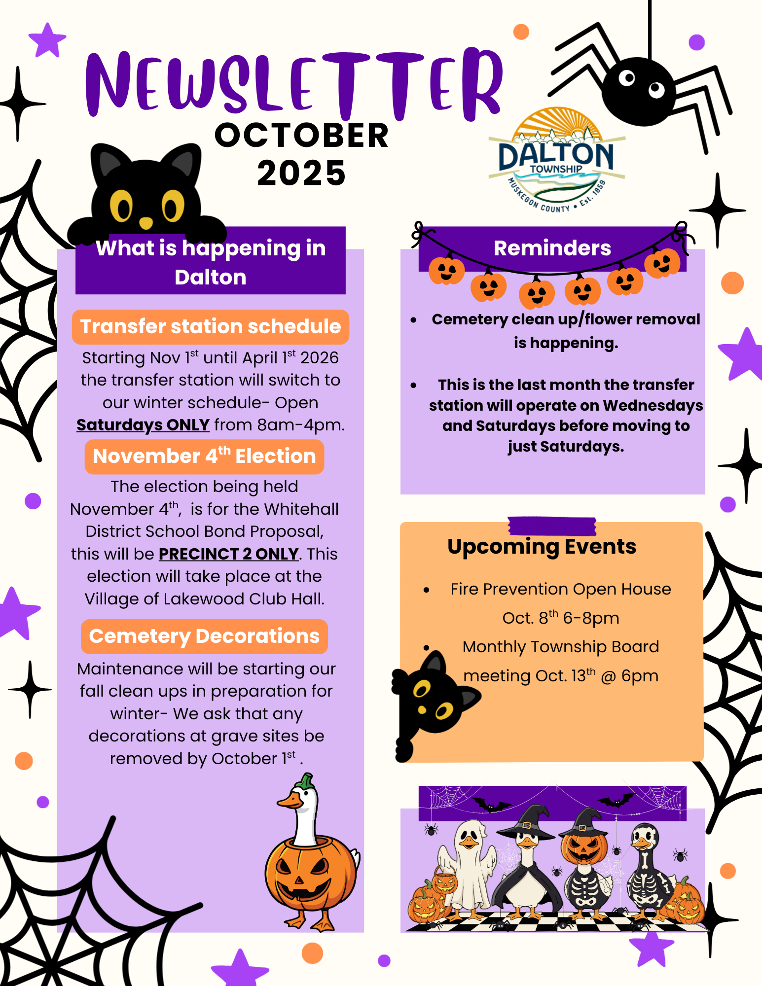 October Newsletter